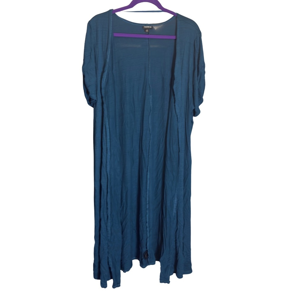 Torrid Teal Duster